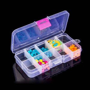 10 Slots Adjustable Pill Medicine <strong>Box</strong> Holder Storage Organizer Plastic Container Case Portable <strong>Drop</strong> <strong>Box</strong> - Product Image 3