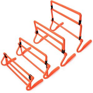 Obstáculos de agilidad de altura ajustable con bolsa de transporte Equipo de entrenamiento de velocidad de fitness pliométrico multideporte para equipo de fitness deportivo - Product Image 1