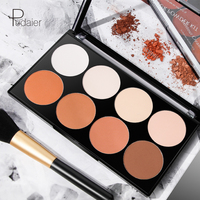 Pudaier 8 couleurs Palette de surligneur longue durée Poudre pressée