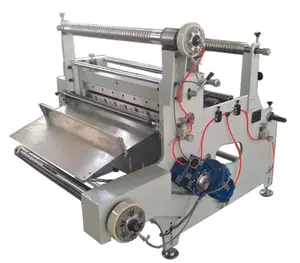 PVC vinyl polyester film roll om vel snijmachine met lamineren functie