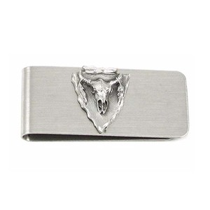 Clip para dinero en 3D con forma de cabeza de taurina de titanio, sublimación, superventas - Product Image 1