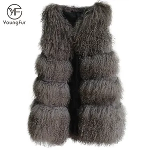 Holesale Tibet amamb heheepskin ur ooft Air Fur Vest