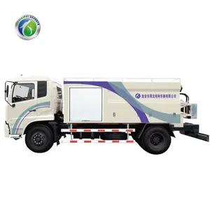 Camion de nettoyage d'égouttage avec pompe à eau, capacité nominale 8000l, nettoyage d'égout