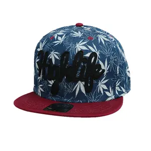 Factory Price Wholesale 6 Panel Applique New Fashion 100% Polyester Yupoo Raiders Snapback