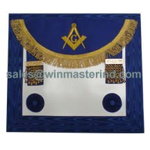 Delantal de vestir de cuero Mastes Mason con encaje bordado para coser - Product Image 2