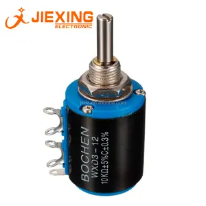 POTENCIOMETRO LINEAL CON INTERRUPTOR B20K DIAM EJE 6MM METAL UNA VUELTA