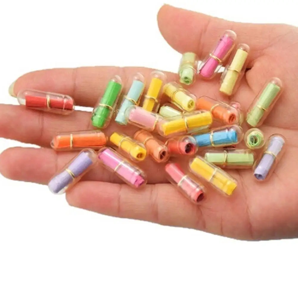 New Hot Message in a Bottle Capsule Letter Cute Love Friendship Clear Pill for Gifts Party Games love letter