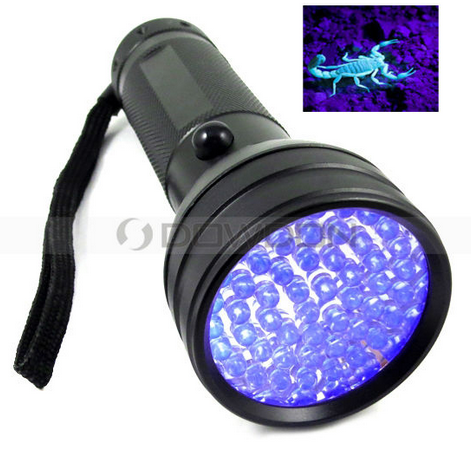 51 LED UV Light 395-400nm LED UV Flashlight Lamp Black Light UV Flashlight
