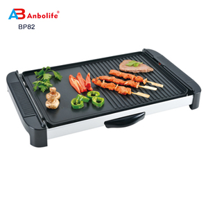 Grill électrique Anbolife <span class=keywords><strong>pour</strong></span> la maison, revêtement antiadhésif en céramique, <span class=keywords><strong>plaque</strong></span> de cuisson/grill électrique - Product Image 1