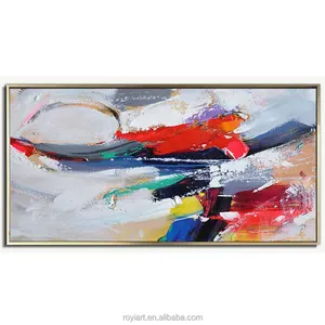 Art Supply Real Hand Big Colorful Abstract Wall Artworks Oil Painting on Canvas