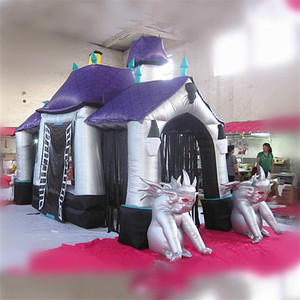 <span class=keywords><strong>Maison</strong></span> <span class=keywords><strong>hantée</strong></span> gonflable de décoration d'Halloween avec videur - Product Image 2