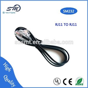Exterior e <span class=keywords><strong>interior</strong></span> rj11 de extremo a extremo teléfono rj11 <span class=keywords><strong>cable</strong></span> - Product Image 1