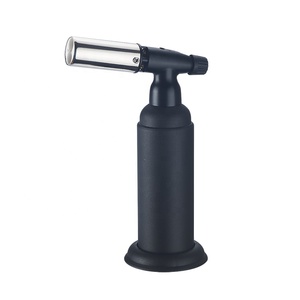 Gf926 fábrica nuevo producto logotipo personalizado encendedor barbacoa cocina al aire libre Jet doble llama butano antorcha encendedor - Product Image 1