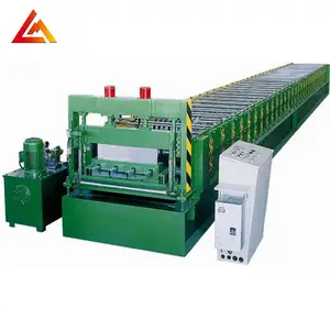 Germany Color Steel Metal Deck Roll Forming Machine For Floor Decking