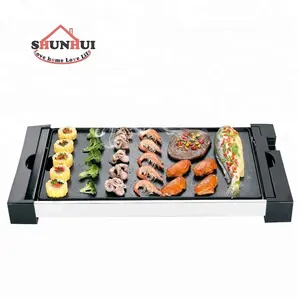 Rauchfreie elektrische Grill pfanne für den Innenbereich 40x28cm 1800W Korea Electric BBQ Grill