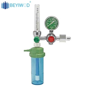 Régulateur d'oxygène médical à <span class=keywords><strong>Double</strong></span> pression, jauge avec humidificateur, 2 pièces - Product Image 6