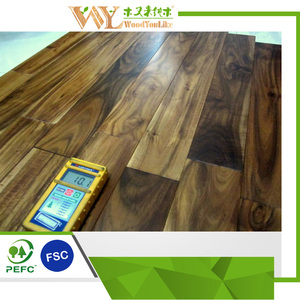 Plancher en bois dur de <span class=keywords><strong>noyer</strong></span> asiatique FJ à large lames, 1800x230x18mm, 3 lames, le plus vendu, plancher en acacia raclé à la main - Product Image 2