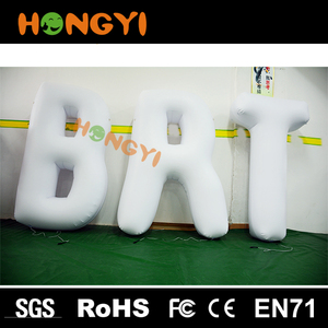 Barra al aire libre <span class=keywords><strong>gigante</strong></span> inflable de la letra del color claro de la letra del PVC del LED que hace publicidad de la luz decor - Product Image 2