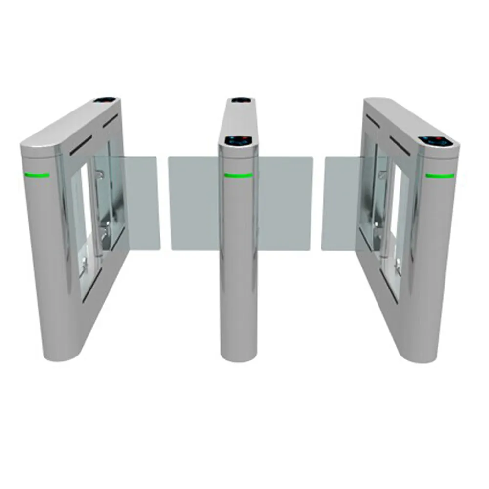 SEWO NO Voice Anti Collision Brushless Motor Excellent Design Building Access Control Turnstile Modern Swing Barrier Gate