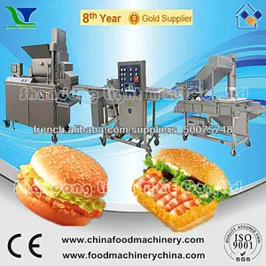 Industrielle automatique nouveaux burgers de boeuf halal Patty Making Machine