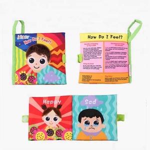 Peluche panno morbido libro giocattolo per bambini e bambine educativo diario del giorno del bambino regalo - Product Image 5