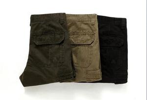 Pantaloni <span class=keywords><strong>Cargo</strong></span> da <span class=keywords><strong>Uomo</strong></span> Personalizzati all'Ingrosso, Casual, Dritti, con Ricamo, per Escursionismo e Campeggio, a Vita Media - Product Image 5