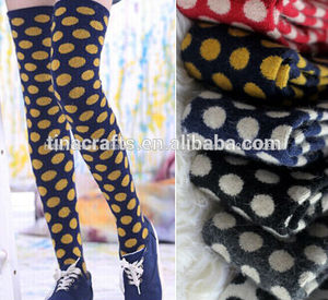 Fashion Big dot rabbit fur Leg warmer - Product Image 1