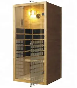 2020 Cheap Glass front Infrared Sauna Model 1 Person Sauna Room On sale