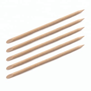 Double Ended Manicure and <strong>Pedicure</strong> <strong>Tools</strong> Orange Wooden Nail Sticks Free Sample Manicure Sticks for Nail Art Beauty - Product Image 5
