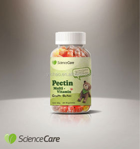180g pectin multivitamin vitamin <span class=keywords><strong>ABCDE</strong></span> gummy Bear - Product Image 1
