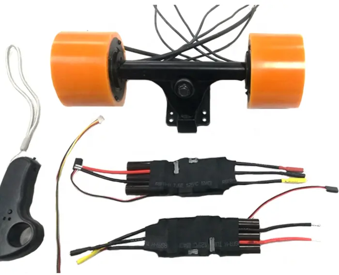 Freerchobby-monopatín eléctrico con correa de transmisión, 1500W, 83mm, 90mm, dc, kits combinados de Motor de cubo para longboard eléctrico artesanal