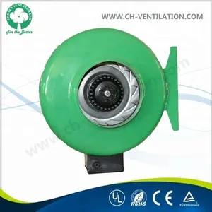 CE 250 Mét Áp Lực Cao Quạt Ly Tâm Inline Duct Blower Người Hâm Mộ Cho Phát Triển Lều