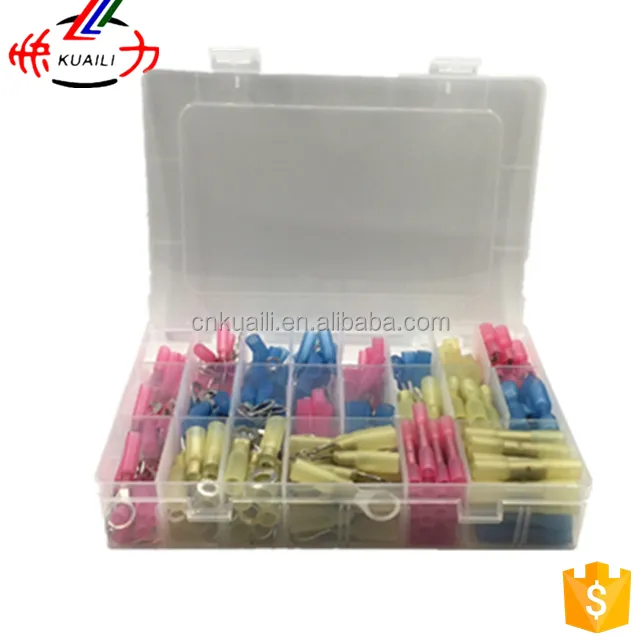 HEAT SHRINK WIRE CONNECTOR ASSORTMENT AUTOMOTIVE MARINE KIT