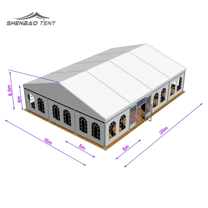 Modular thiết kế giá rẻ lều đám cưới vip lều lều lớn ngoài trời bên lều