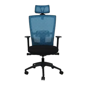 AODA High Back Korea Height Adjustable Office Swivel Executive Work Station Mesh Chair