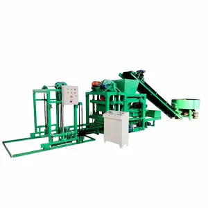 Paver And Wall Concrete Cement Block Machine QTJ4-25C Producer which Exported 100 Countries