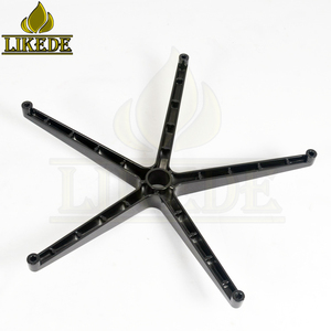 Vendita calda 5 stella prong gambe di sedia in alluminio nero girevole gaming sedia da ufficio componente base della poltrona - Product Image 6