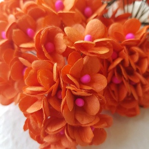 ตากระดาษสีสันสดใสแบบทำมือ,ชุดดอกไม้สำหรับตกแต่งสมุดภาพงานฝีมือขนาด100ซม. จำนวน1.5ชิ้น - Product Image 3