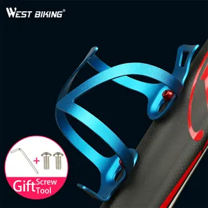 WEST BIKING Xe Đạp Hợp Kim Nhôm Xe Đạp Chai Lồng Tích Hợp Đúc Siêu Nhẹ MTB Đường Xe Đạp Xe Đạp Chai Nước Lồng