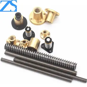 Cheap price lead screw with trapezoidal thread 10mm