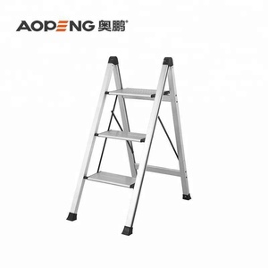 Escalera de aluminio de seguridad de paso ancho Fabricante China <span class=keywords><strong>Lidl</strong></span> Escalera plegable - Product Image 3