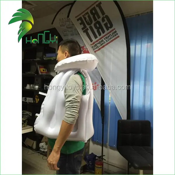 नवीनतम उत्कृष्ट डिजाइन Inflatable Swin बनियान/पीवीसी Inflatable तैरना फ्लोट जीवन जैकेट सूट