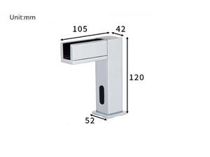 HONGDEC <span class=keywords><strong>Grifo</strong></span> de Lavabo Moderno <span class=keywords><strong>con</strong></span> <span class=keywords><strong>Sensor</strong></span> Automático, de Latón y Cerámica, de un Solo Orificio y un Solo <span class=keywords><strong>Grifo</strong></span>, Tipo Cascada, para Baño - Product Image 4