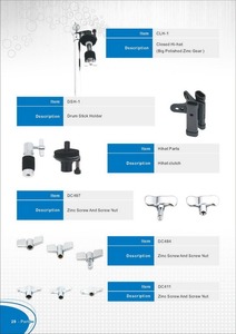 ชุดตีกลองเบสชิ้นส่วนเครื่องดนตรี - Product Image 3
