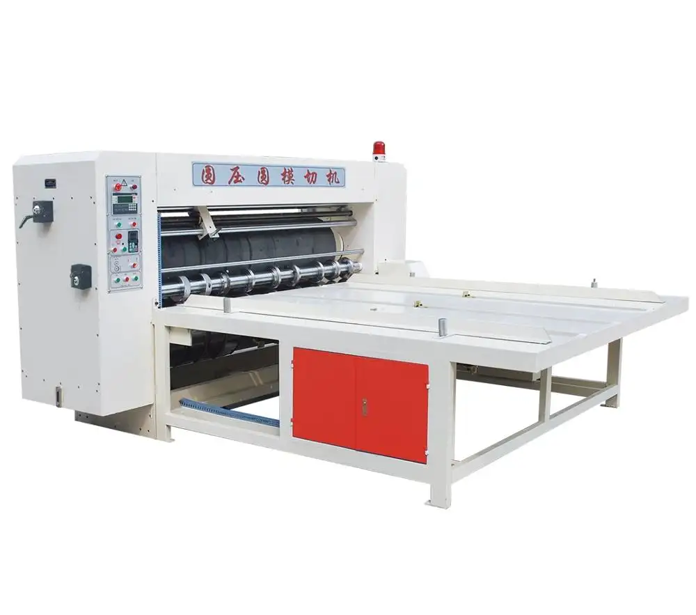 Dongguang QH Semi-auto di Cartone Ondulato Rotary Die Cutter Macchina/die cutter