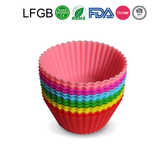 Удобный антипригарным Многоразовые Силиконовые формы торта/украшения торта силиконовые чашки торт