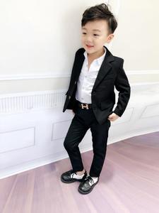 2019 Coreano di modo di nuovo sveglio del bambino insiemi dei vestiti del ragazzo del vestito da cerimonia nuziale prestazioni dei vestiti della fase di 3-8 anni di età - Product Image 3