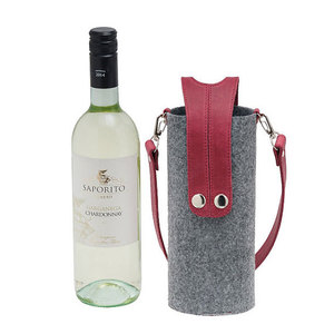 <span class=keywords><strong>Bolsa</strong></span> de <span class=keywords><strong>botella</strong></span> de vino tinto personalizada de viaje portátil de Navidad <span class=keywords><strong>bolsa</strong></span> de regalo de <span class=keywords><strong>botella</strong></span> de vino de fieltro - Product Image 5