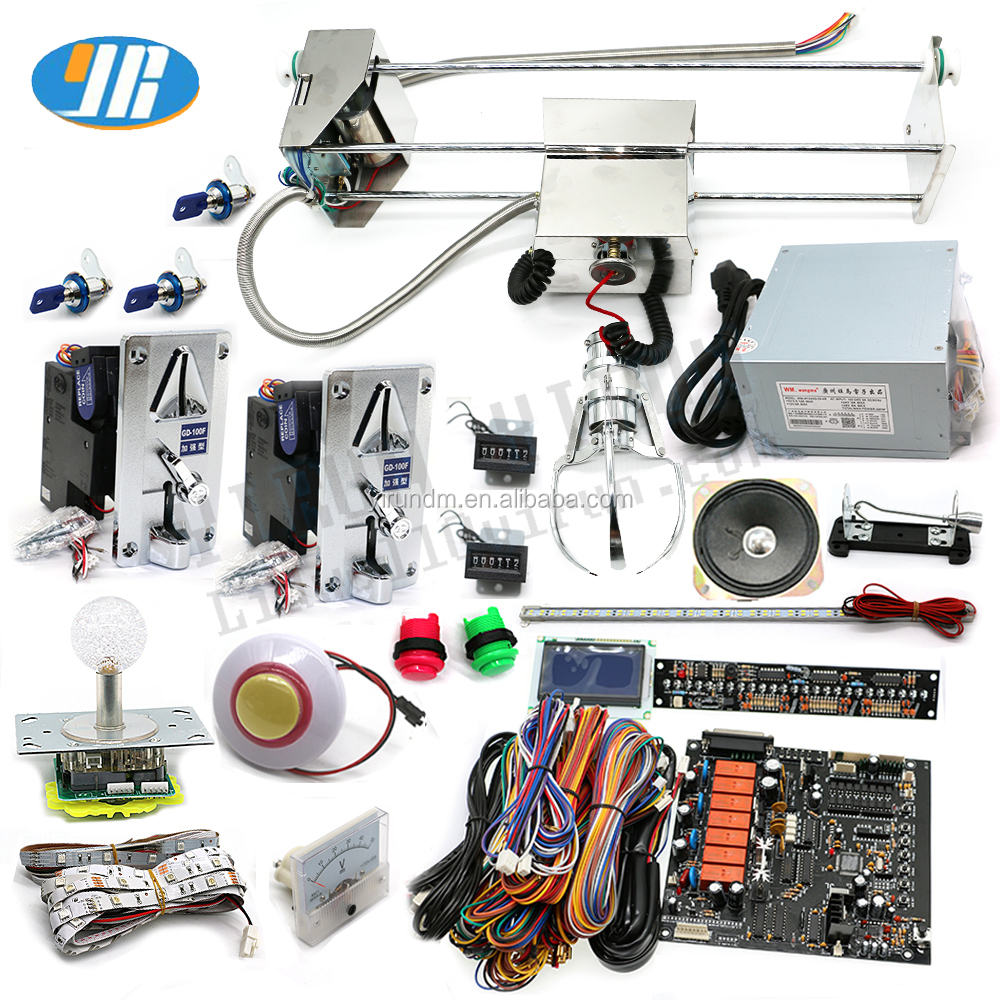 おもちゃクレーンゲーム機キットDIY LCDマザーボード爪コイン