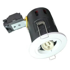 IP65/IP20Fire évalué Downlight LED GU10 encastré plafond fixe/inclinaison projecteurs Twist Lock <span class=keywords><strong>Spot</strong></span> Lights - Product Image 3
